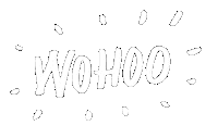 Black And White Lettering Sticker by Paperfuel