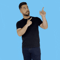 alexquin look point awkward oops GIF