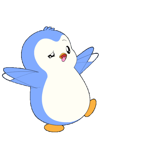 Joking Just Kidding Sticker by Pudgy Penguins
