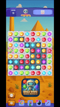 Match 3 Game GIF by Digi 995