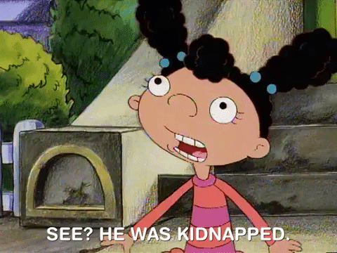 hey arnold nick splat GIF