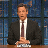 seth meyers wtf GIF by Late Night with Seth Meyers