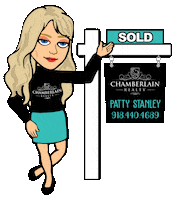 ChamberlainRealtyPattyStanley real estate realtor sold sign Sticker