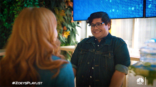 Nbc Hug GIF by Zoey's Extraordinary Playlist