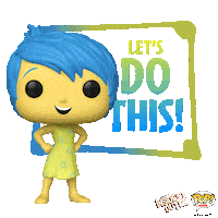 Joy Sticker by Disney Pixar
