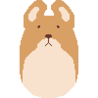 llla_gal dog pixelart doggo shiba Sticker