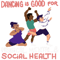 Mental Health Dancing Sticker by All Better
