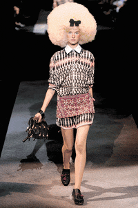 louis vuitton afro GIF by fashgif