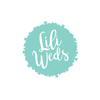 LiliWeds love amor wedding bride Sticker