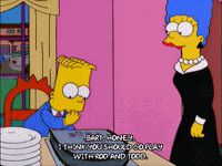 bart simpson cake GIF