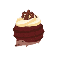 Hedgehog Forester Sticker