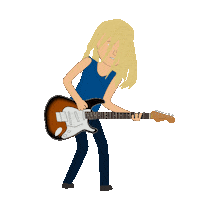 Hair Thrash Sticker