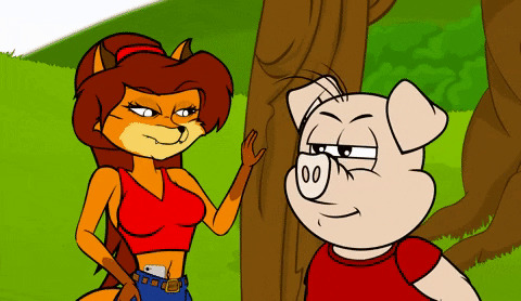 sexy fox GIF by Estudios Animeco