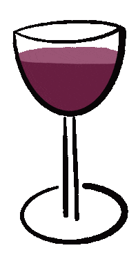 Wine Sticker by nadinesaupper_design