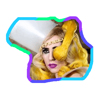 lady gaga STICKER by imoji