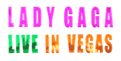 live in vegas Sticker by Lady Gaga