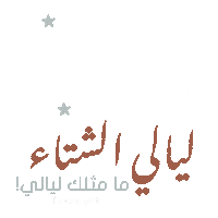 Stars Winter Sticker by Raseel gift