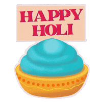 Holi Festival Indian Sticker by Sonamm