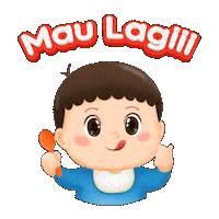 KasihSUN baby sun yum makan Sticker