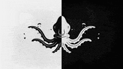 goldenwolf black and white skull death skeleton GIF