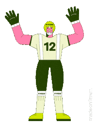 Super Bowl Wow Sticker by Fiverr