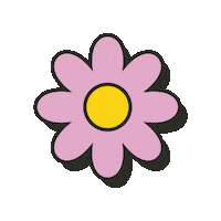 Pink Flower Sticker by bboxforkids