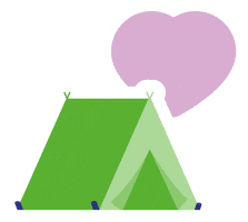 Heart Camping Sticker by Obelink | Alles voor kampeergeluk
