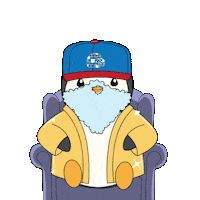 Penguin Wow Sticker by Pudgy Penguins