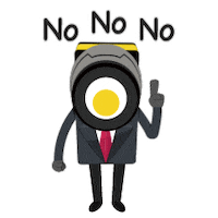cognextaiwan no nope noway 不 Sticker