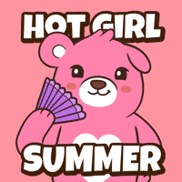 Sweating Teddy Bear GIF by BEARISH