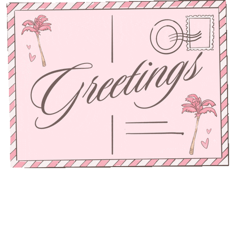 Pink Letter Sticker by Hamilton Princess, Bermuda, A Fairmont Managed Hotel