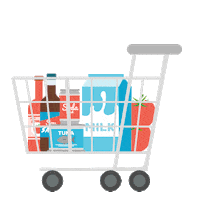 Groceries Sticker by GrabFoodMY