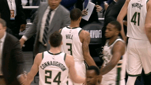 High Five Best Friends GIF by NBA