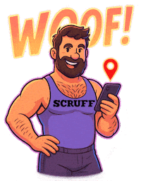 Gay Woof Sticker by SCRUFF