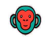 Monkey Zodiac Sticker