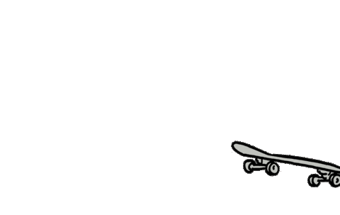 Sticker Skate Sticker by Wavy McSplash