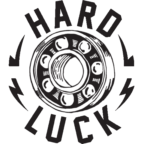 hardluckmfg giphyupload skate skateboarding chopper Sticker