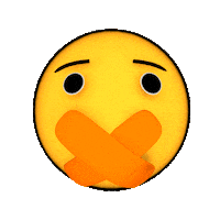 smmcrea smiley silencio lips sealed marianistas Sticker