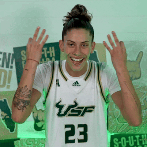 Womens Basketball GIF by USF Athletics