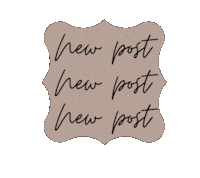 New Post Sticker