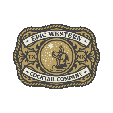 epicwestern epic western cocktails tequila Sticker