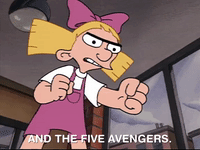 hey arnold nicksplat GIF