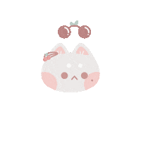 Cat Beach Sticker