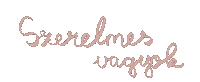 Szeretlek Sticker