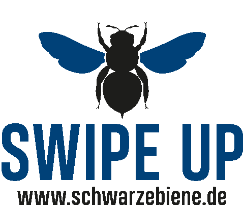schwbie giphyupload swipe swipeup bee Sticker