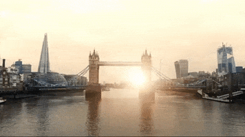 visitlondon london sunrise tower bridge london city GIF