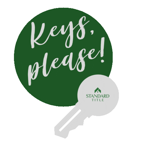StandardTitle giphyupload real estate keys standard Sticker