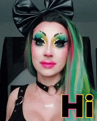 VenusEnvyDrag hello hi wave hey GIF