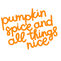 Pumpkin Spice Love Sticker by rainydayink