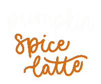 Pumpkin Spice Latte Vibes Sticker
